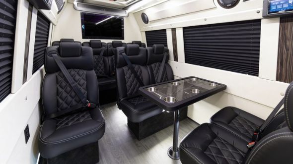 12 passenger sprinter van interior winter park