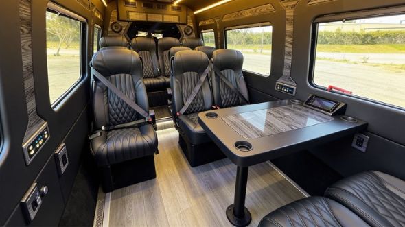 orlando 12 passenger sprinter van interior